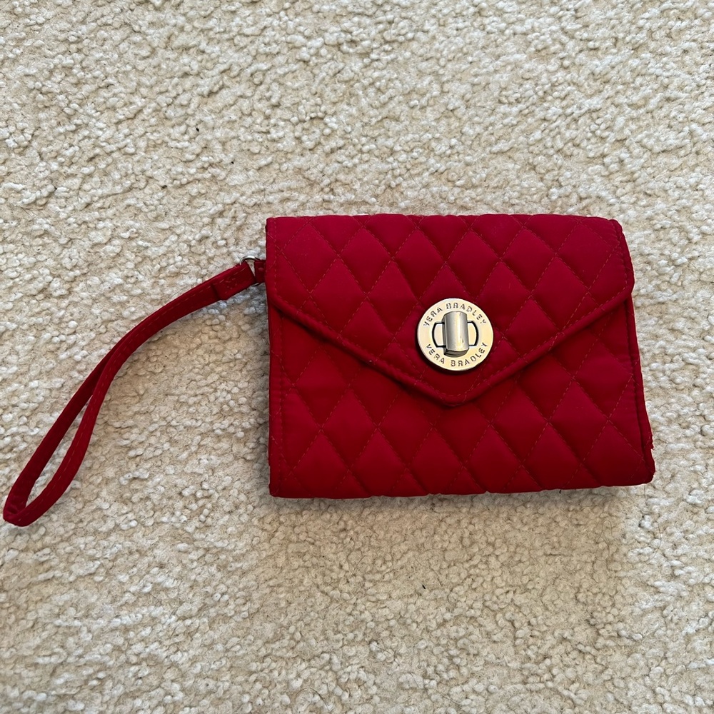 Vera Bradley wristlet wallet - red